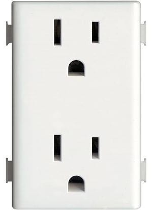 ARMADURA DOBLE POLARIZADA MATIX BTICINO 15A 3 MODULOS