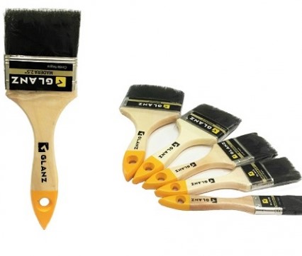 BROCHA MANGO DE MADERA GLANZ 4