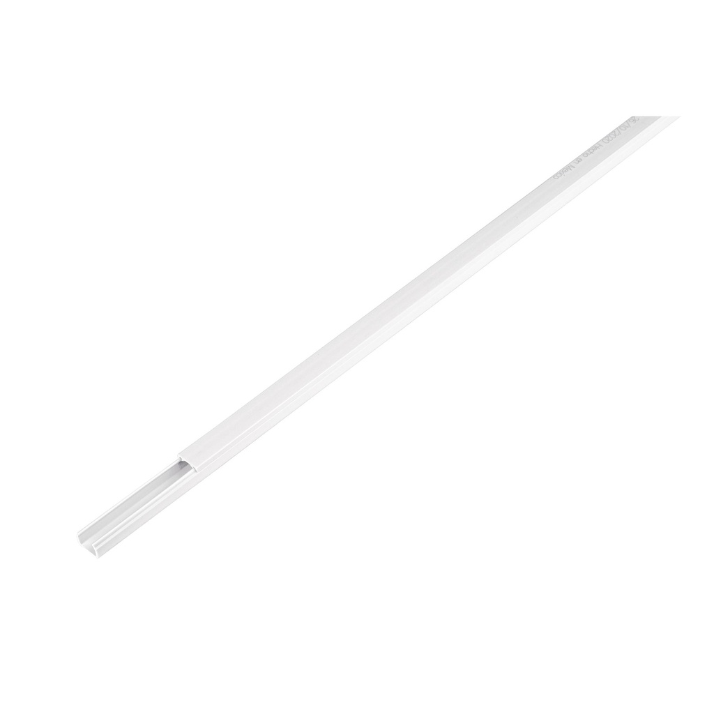 CANALETA DE 1 VIA 1/2 SIN ADHESIVO 12X12MM VOLTECK