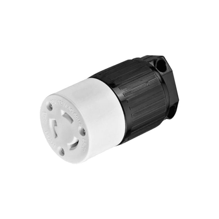 CONTACTO EXTENSION  SEGURIDAD MEDIA VUELTA 3P 15A 125V FULGORE