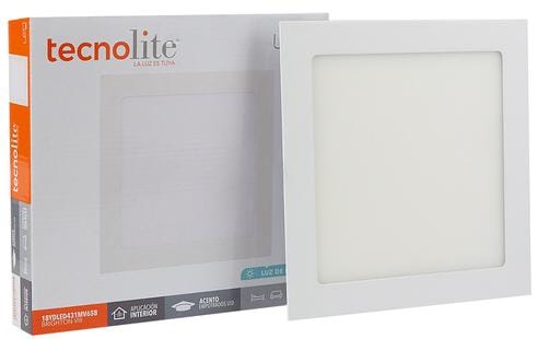 LAMPARA LED OJO DE BUEY CUADRADO 18W LUZ BLANCO TECNO LITE