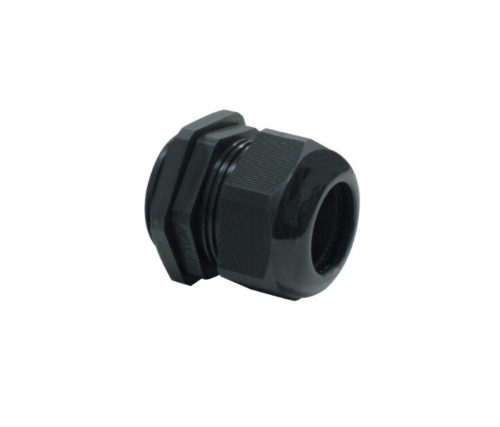 PRENSAESTOPA CON TUERCA PARA 1/2 COLOR NEGRO  ARGOS