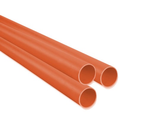 TUBO DUCTO PVC DE 1 NARANJA