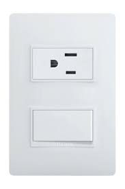 ARMADURA CON SWITCH BLANCO LUZICA BTICINO 15A