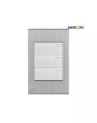 SWITCH TRIPLE 15A GRIS MERCURY