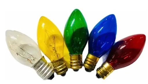 [BULB018AZ] BOMBILLA TIPO CHILITO LUZ AZUL BULB