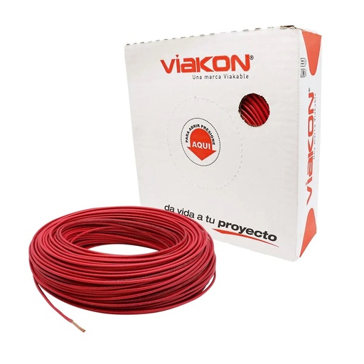 [1221] CABLE THHN #12 DE COBRE ROJO (CAJA)
