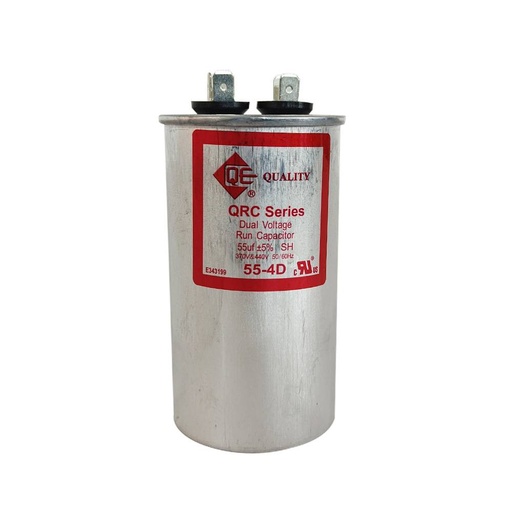 [45UF2] CAPACITOR 45UF DUAL VOLTAJE GRIS METAL JARD