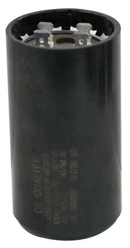 [124UF4] CAPACITOR ARRANQUE 124/149UF 110V NEGRO QUALITY