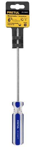 [21472] DESARMADOR PHILLIPS TRANSPARENTE  3/16X6 PRETUL