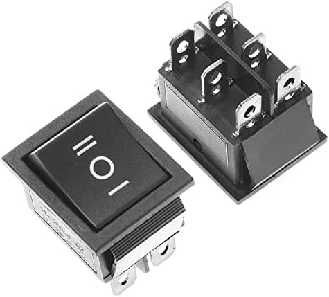 [SW2016] SWITCH DOBLE CONTACTO NEGRO 16A 250V 10A 125V