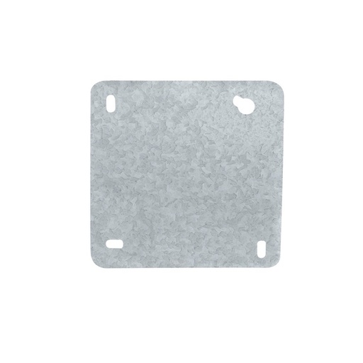 [2139] TAPA CUADRADO 5X5 GALVANIZADA CIEGA